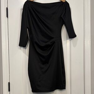 🔵 Black Off-Shoulder Dress Size Medium